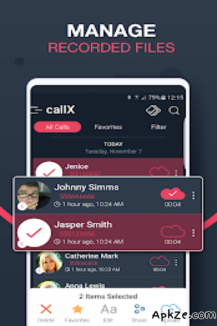 تحميل Call Recorder - Automatic Call Recorder - callX APK