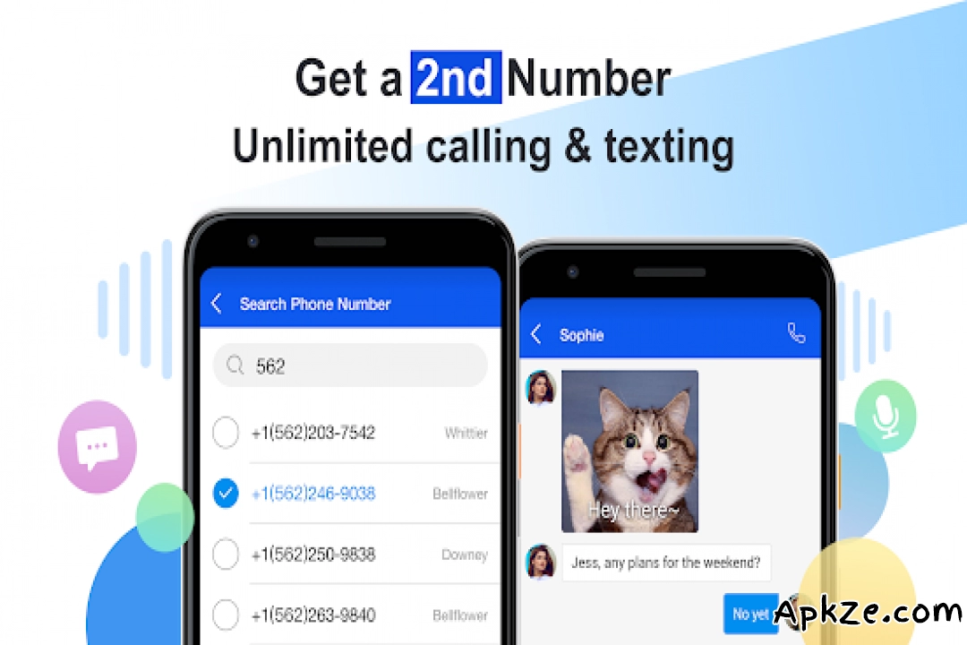 تحميل Free phone calls, free texting SMS on free number APK