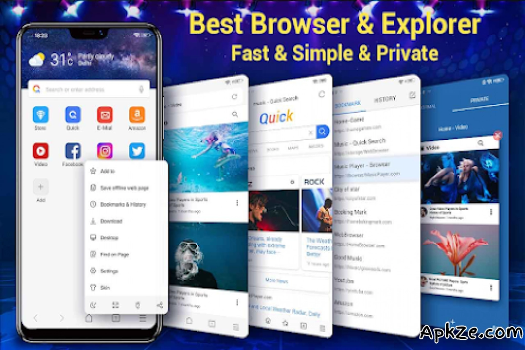 تحميل Web Browser & Fast Explorer APK