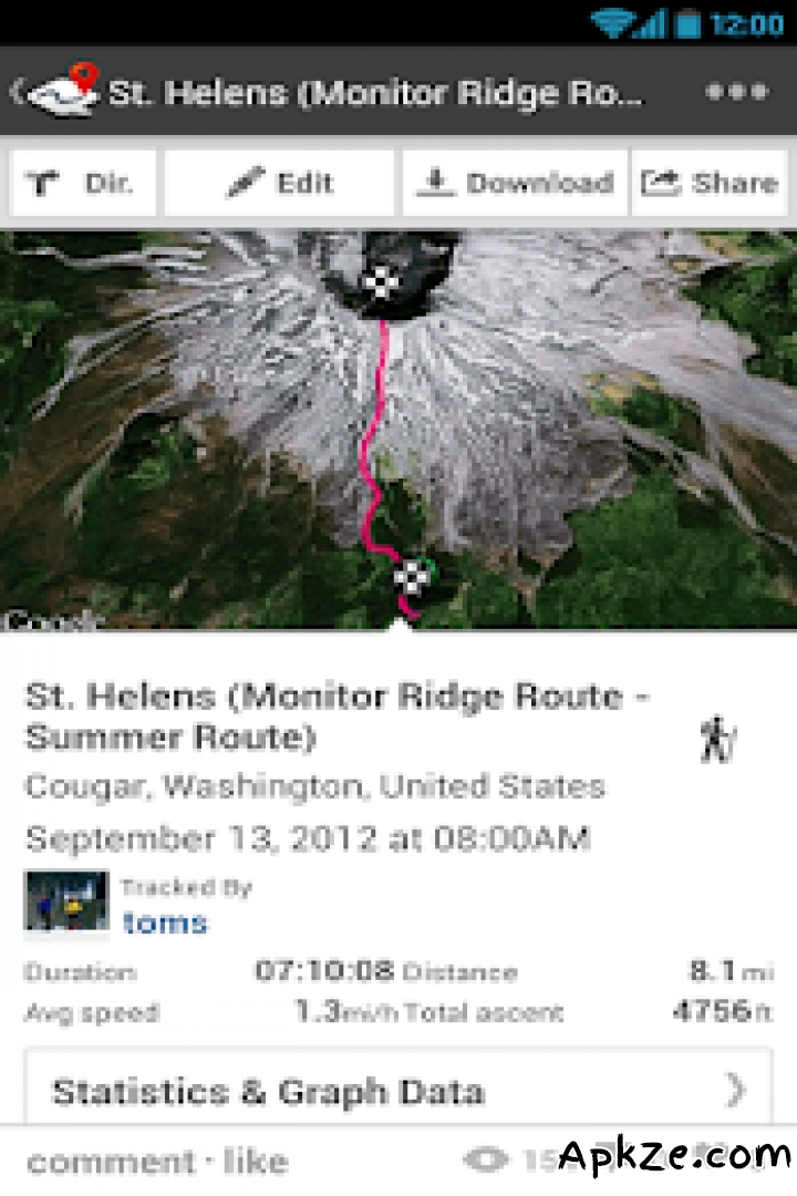 تحميل (ramblr (hiking, gps, map APK