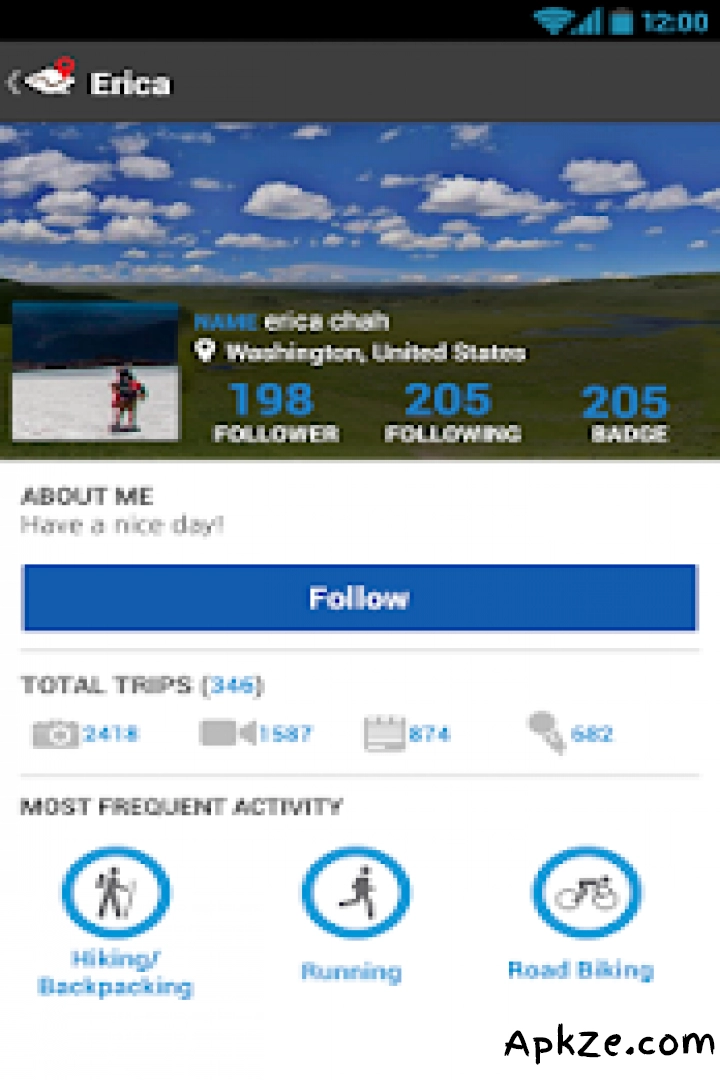 تحميل (ramblr (hiking, gps, map APK