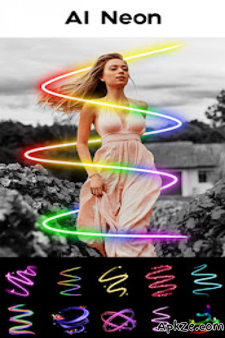 تحميل Neon Photo Editor - Photo Effects, Collage Maker APK