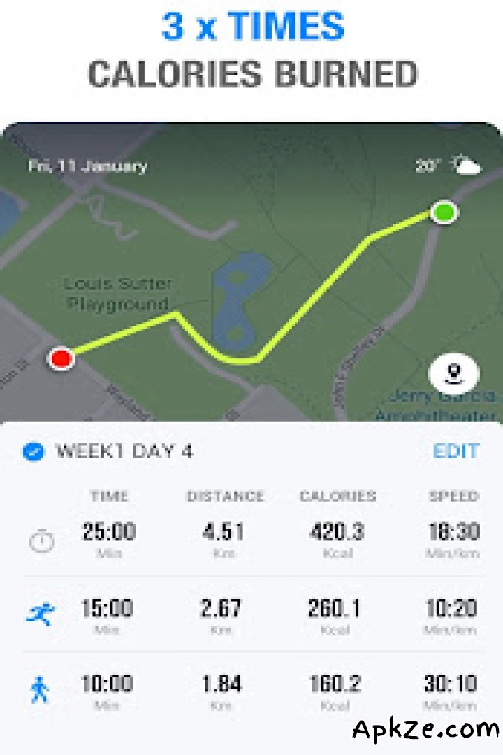 تحميل Walking App - Walking for Weight Loss APK