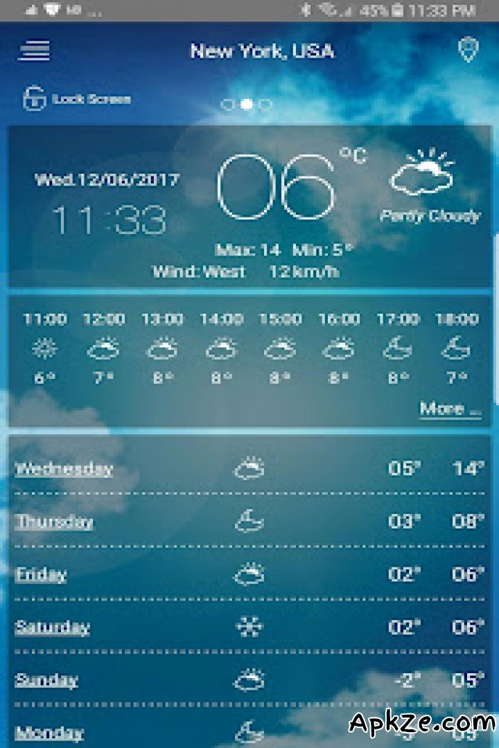 تحميل Weather Forecast APK