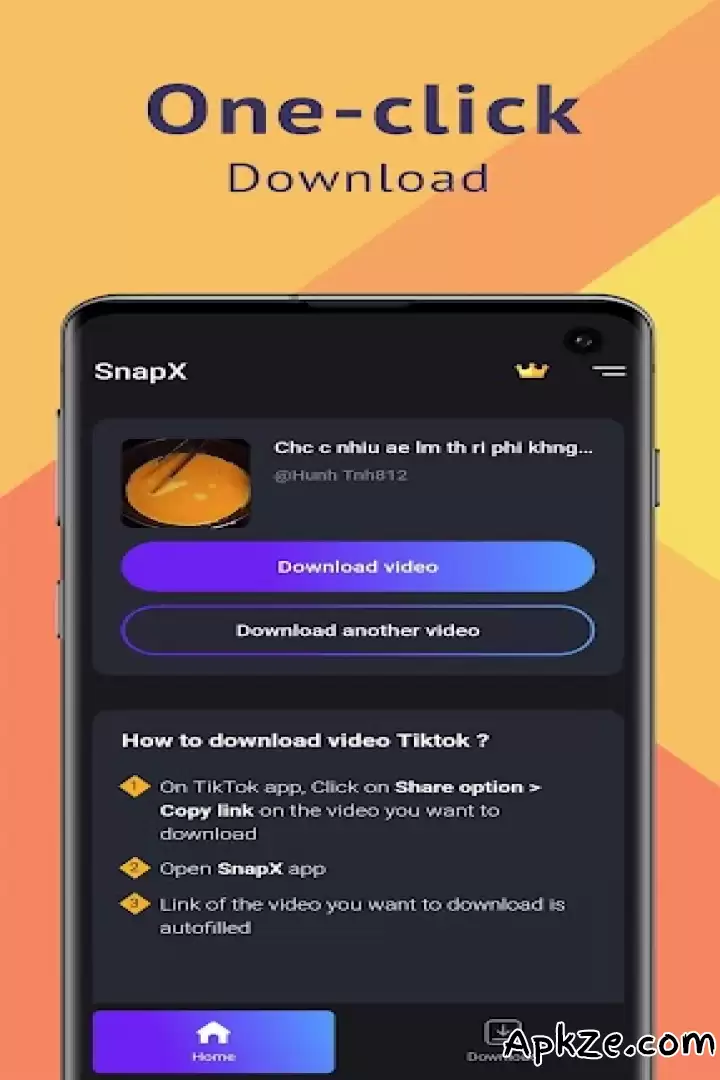 تحميل Video Downloader for TikTok TikMate APK