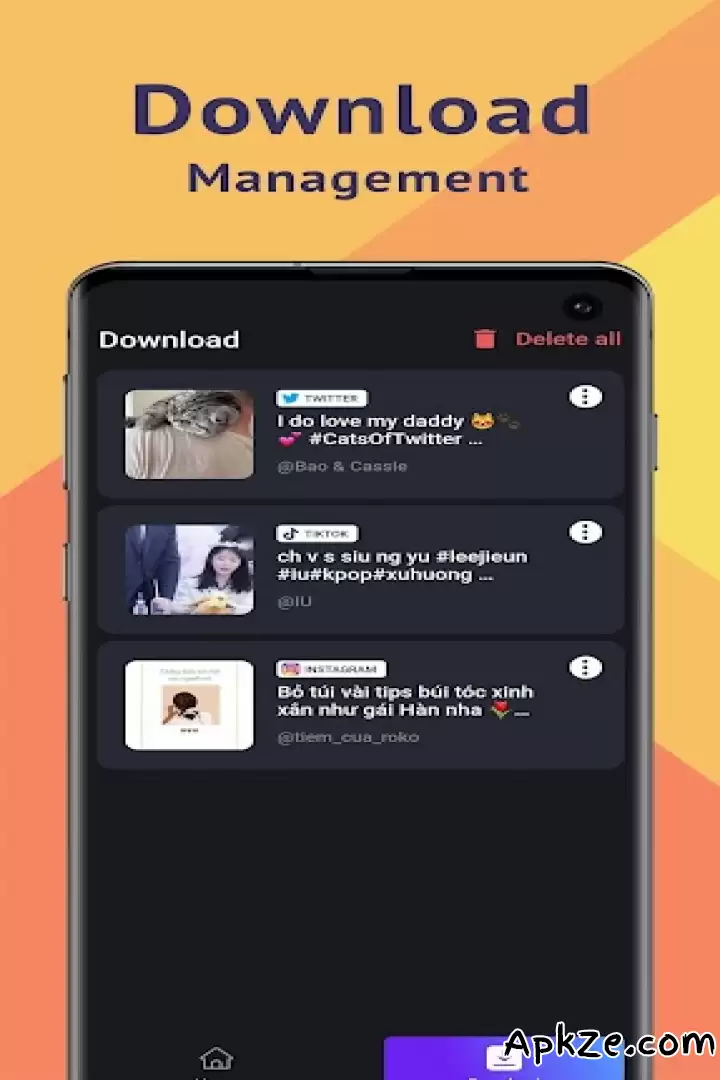 تحميل Video Downloader for TikTok TikMate APK